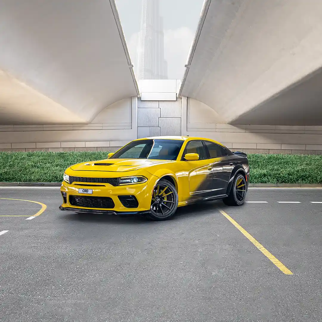 Dodge Charger Siyah + Sarı - Görsel 1