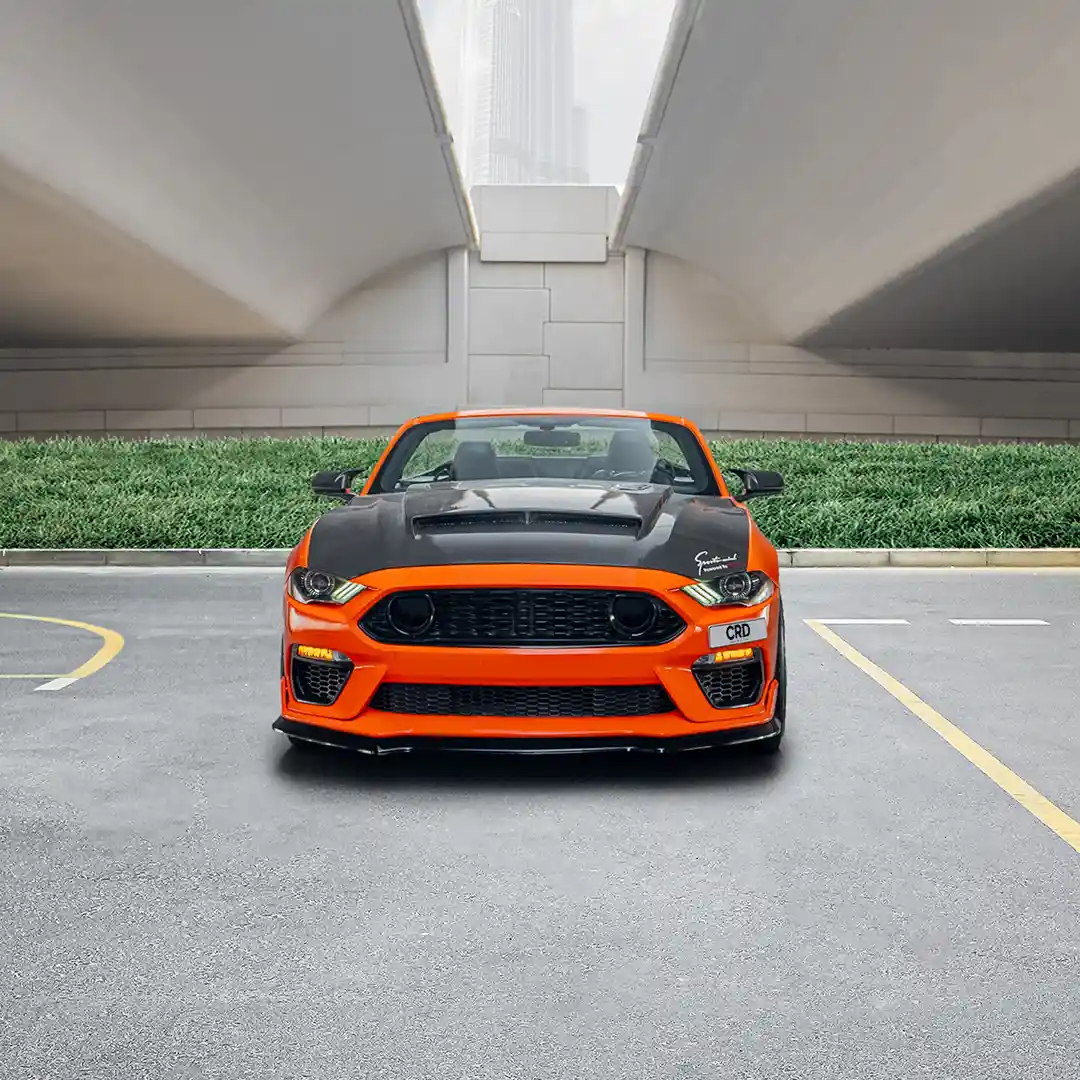 Ford Mustang – Black + Orange - 4