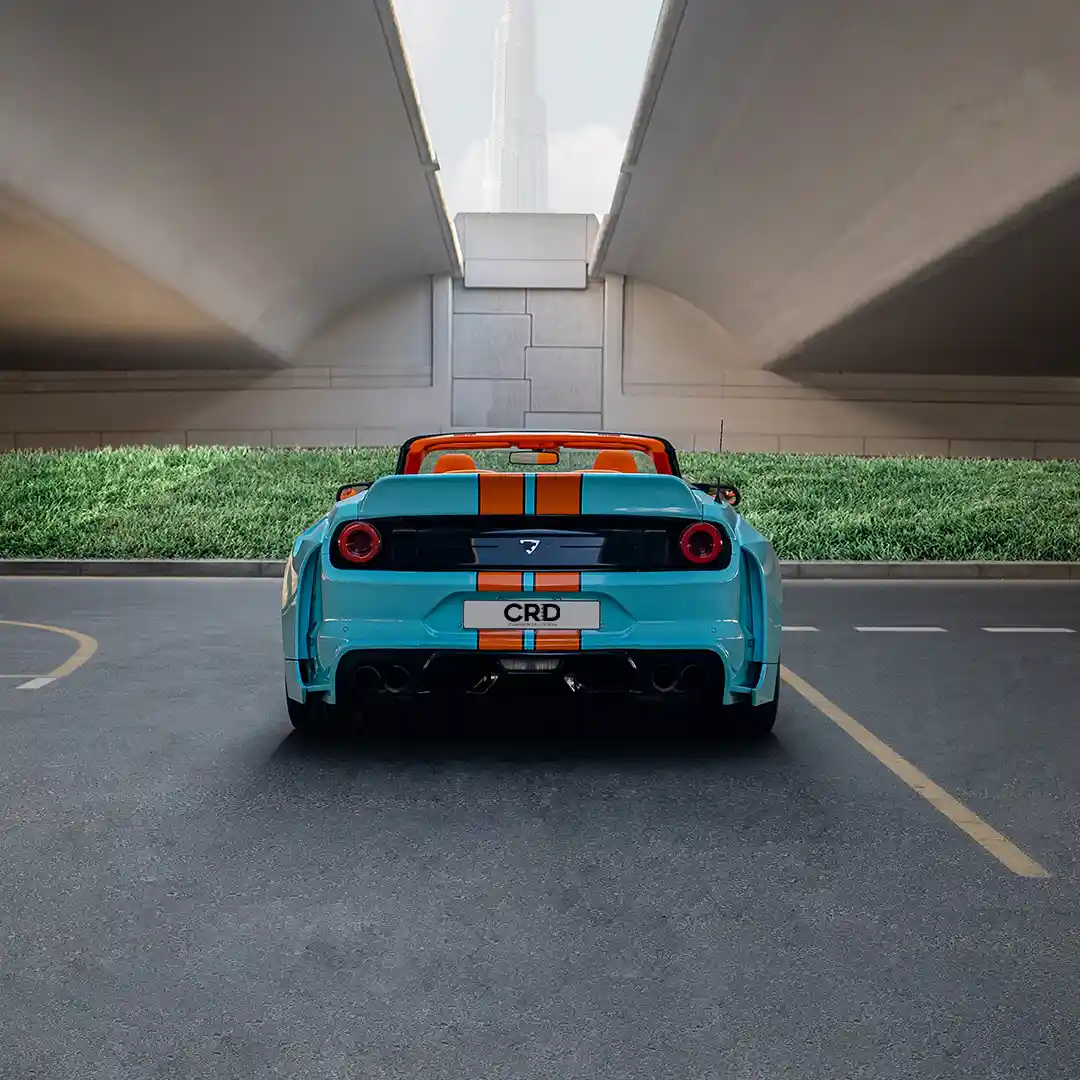 Ford Mustang – Mavi + Turuncu - 4