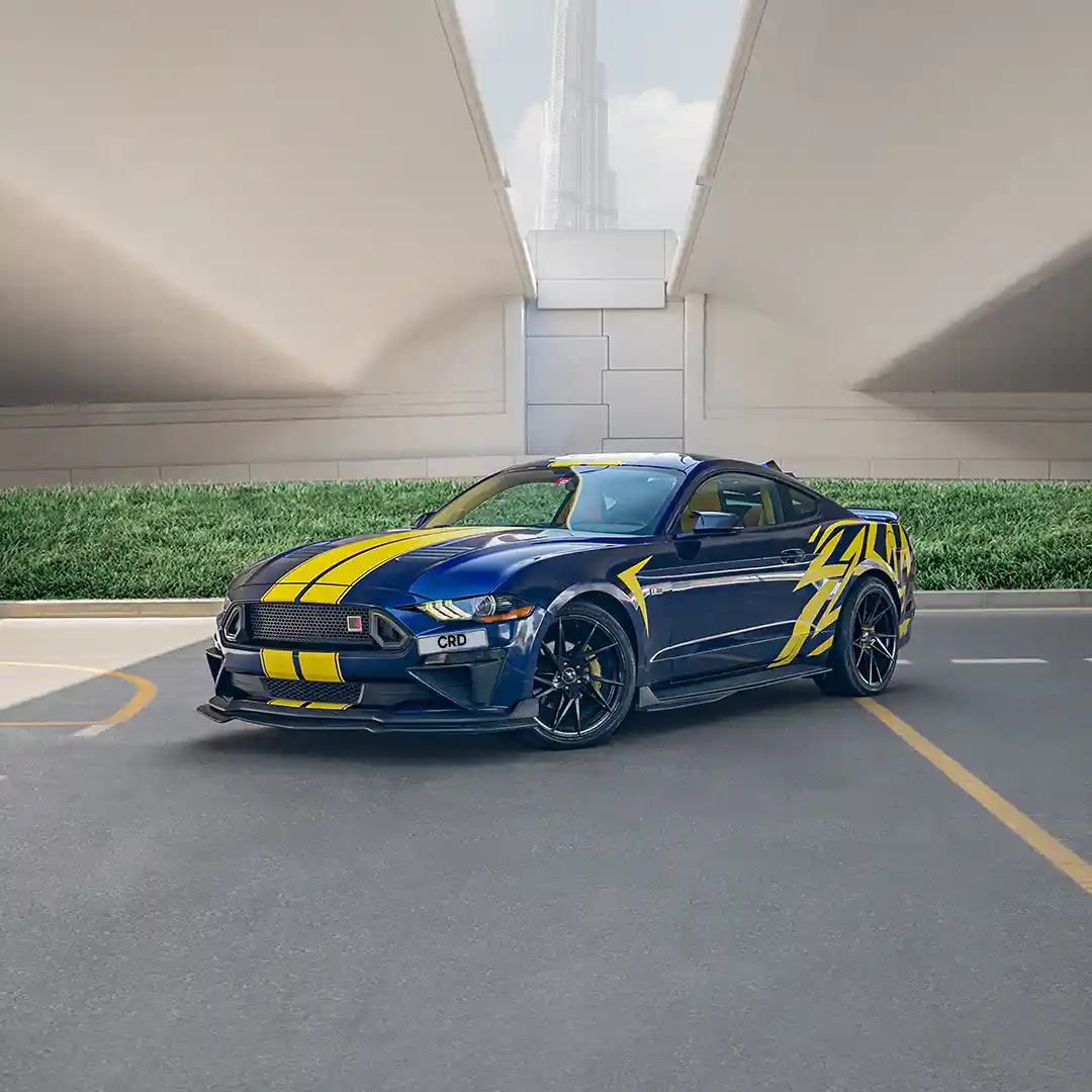 Ford Mustang – Mavi + Sarı - Görsel 1