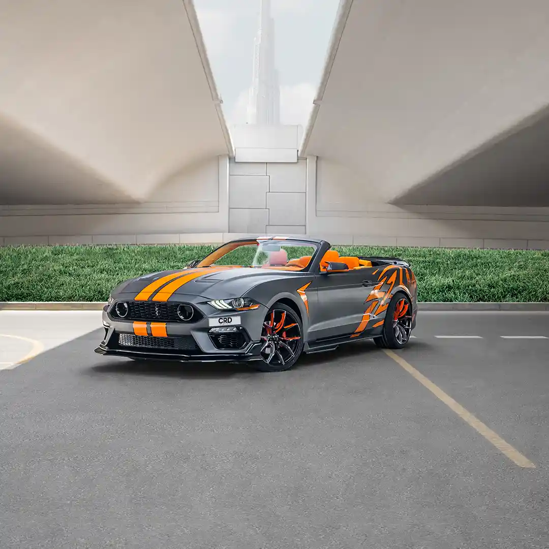 Ford Mustang – Gri + Turuncu - Görsel 1