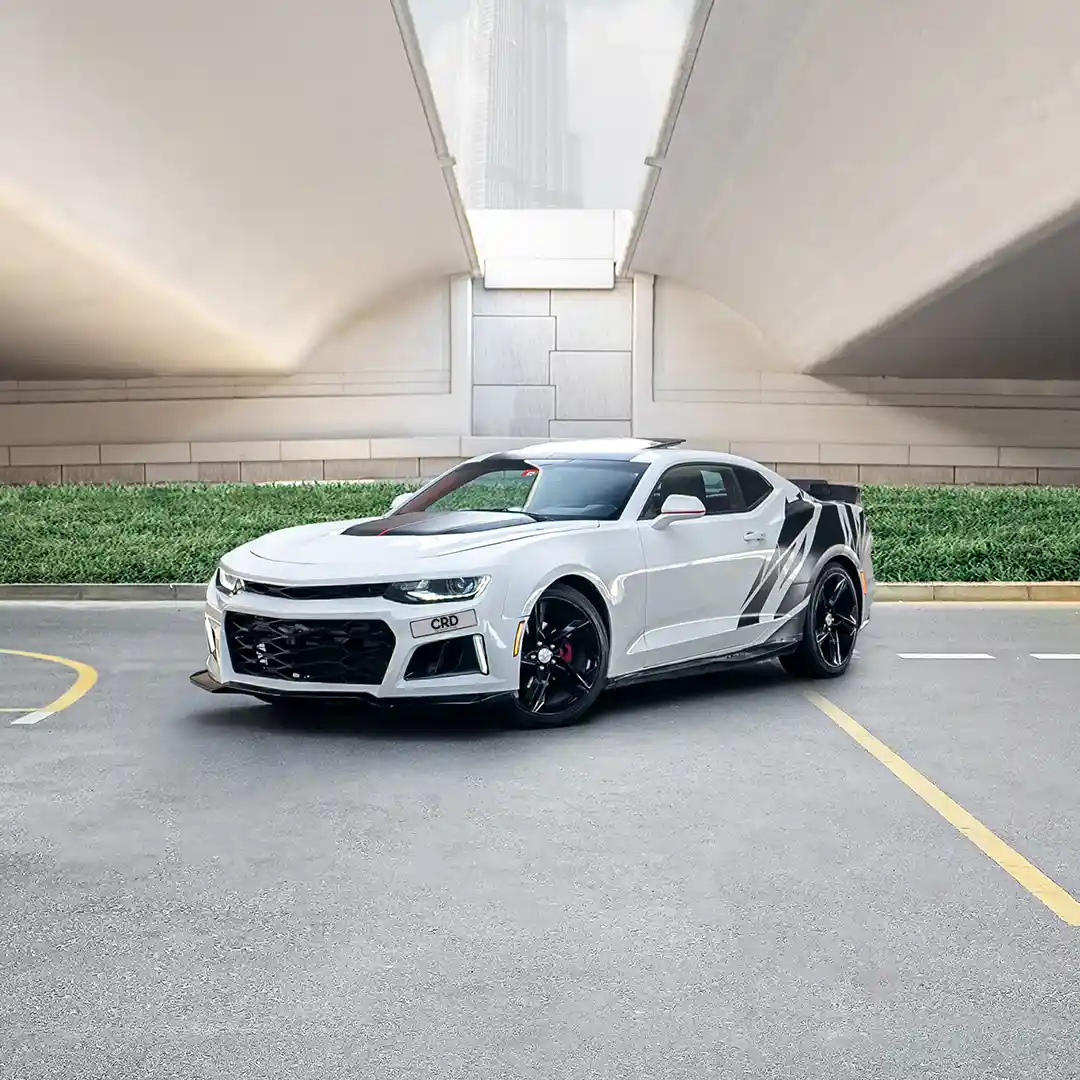 Chevrolet Camaro Siyah + Beyaz - Görsel 1