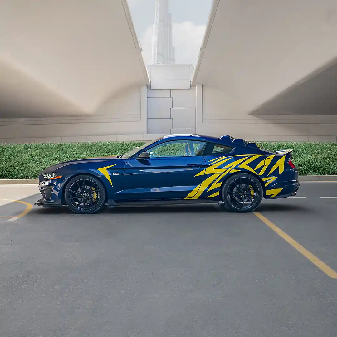 Ford Mustang – Mavi + Sarı - 4