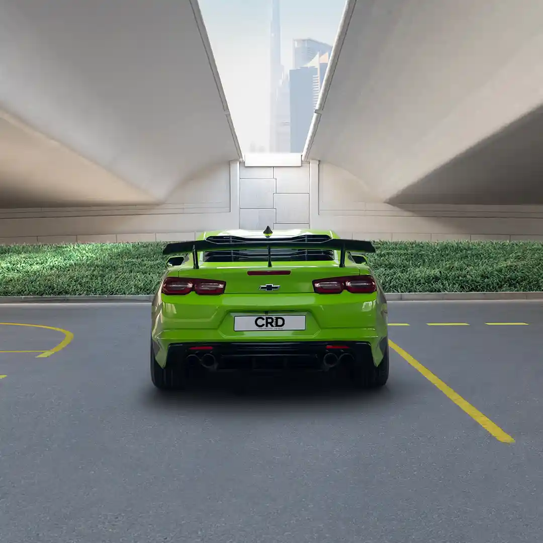 Chevrolet Camaro Yeşil + Siyah - 3