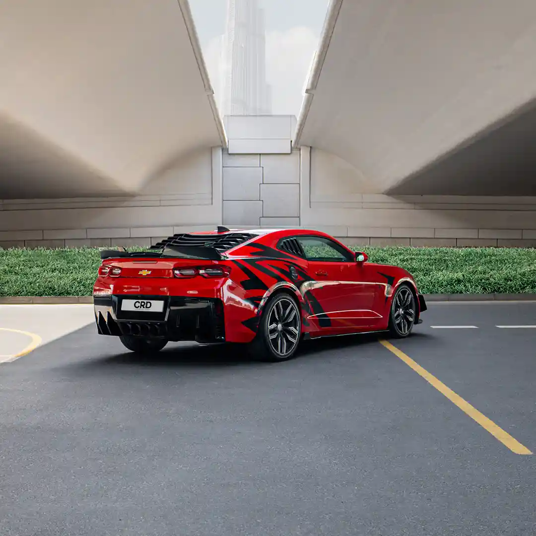 Chevrolet Camaro Kırmızı + Siyah - Görsel 2
