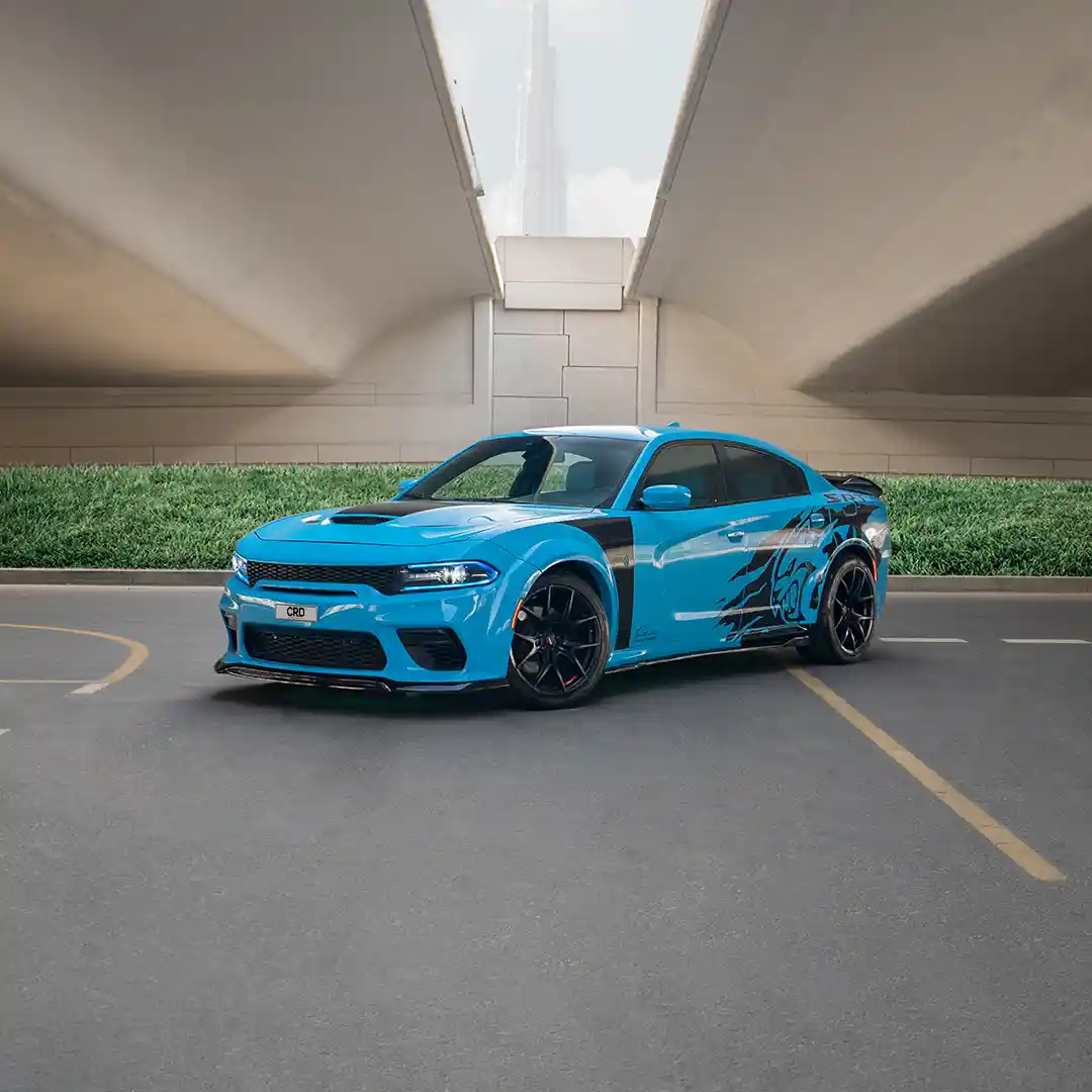 Dodge Charger Mavi + Black - Görsel 1