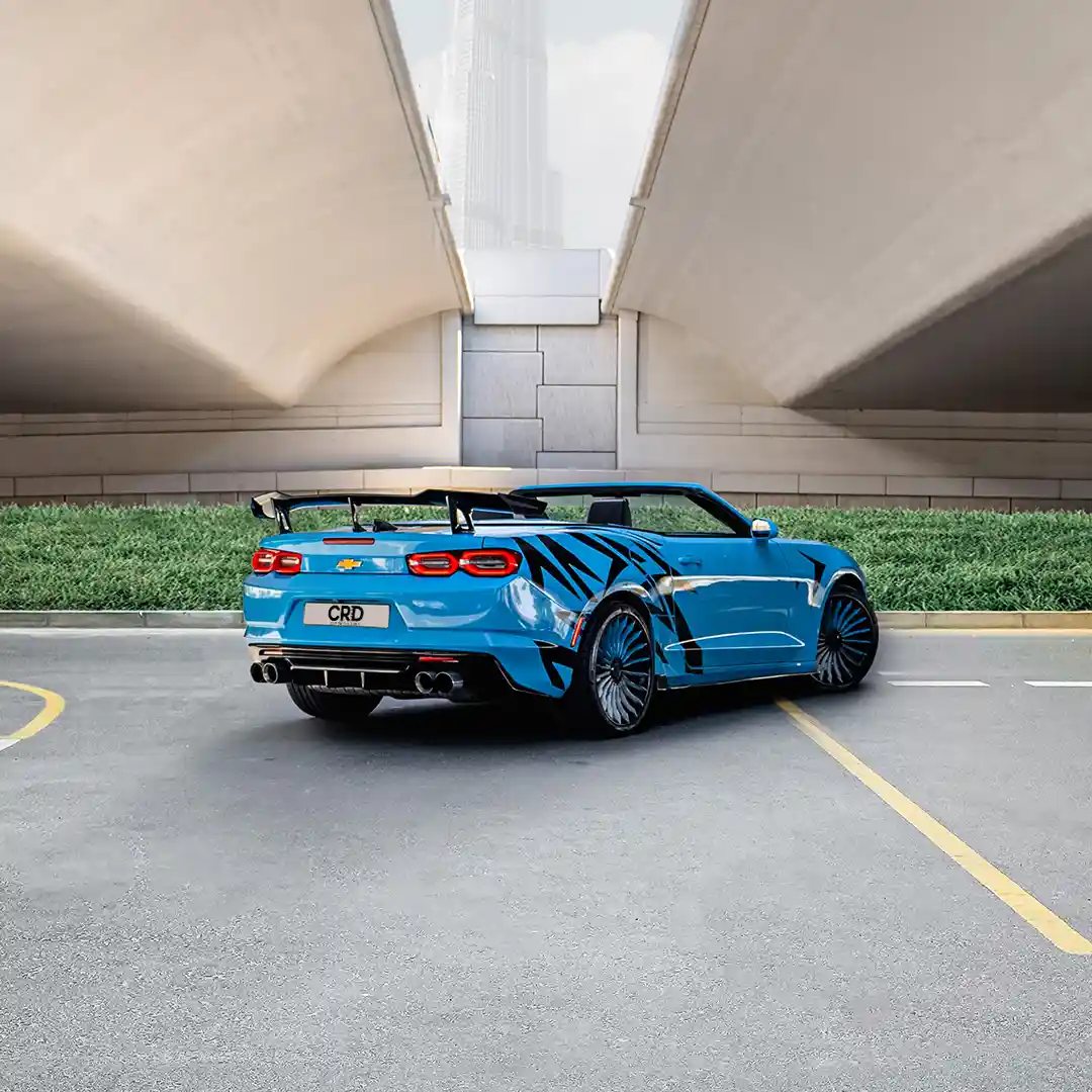 Chevrolet Camaro Mavi + Siyah - Görsel 2