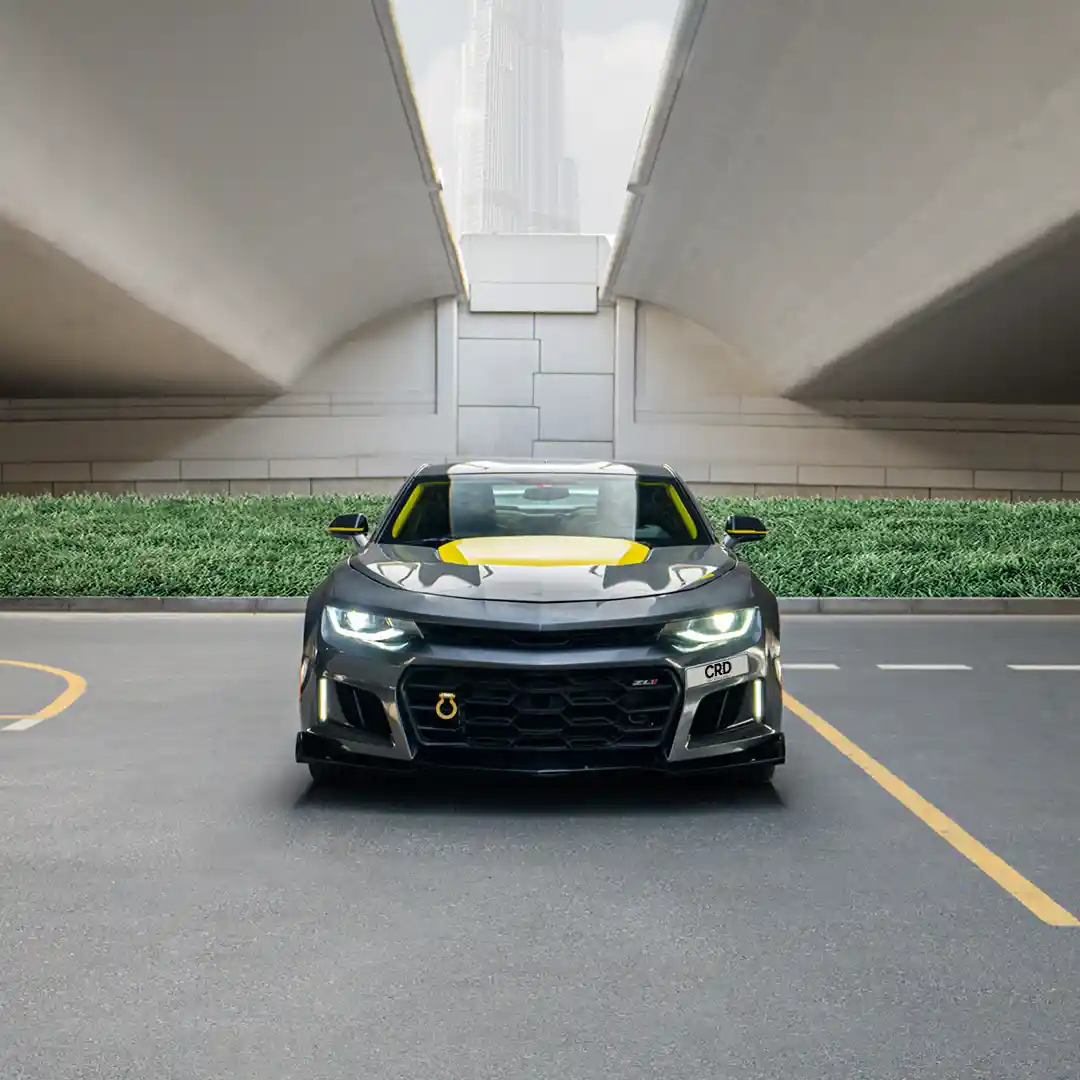 Chevrolet Camaro Gray + Yellow - 4