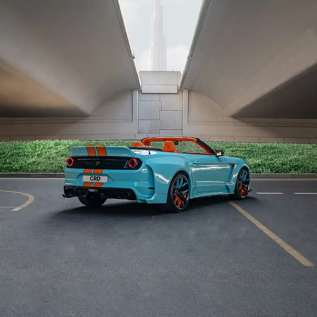 Ford Mustang – Mavi + Turuncu - Görsel 2