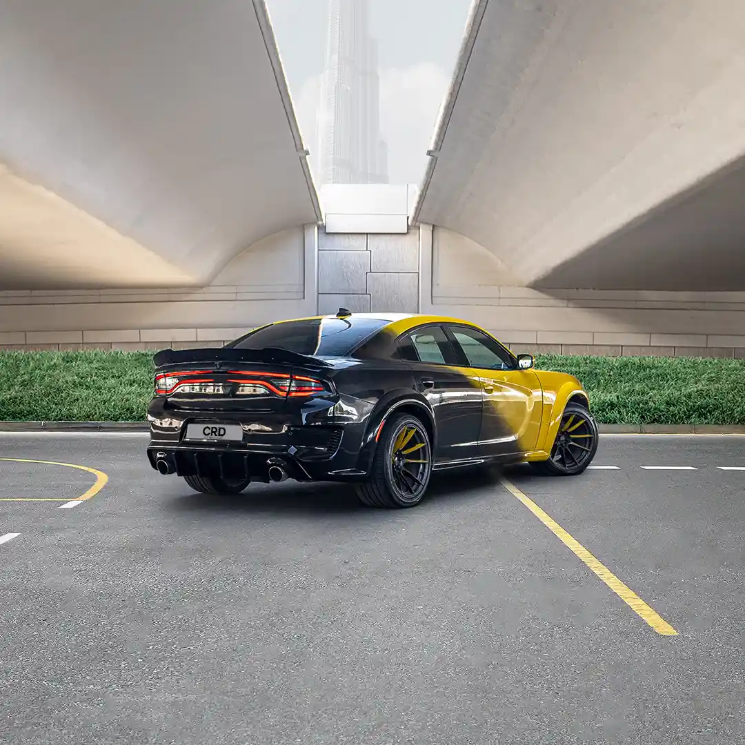 Dodge Charger Siyah + Sarı - Görsel 2