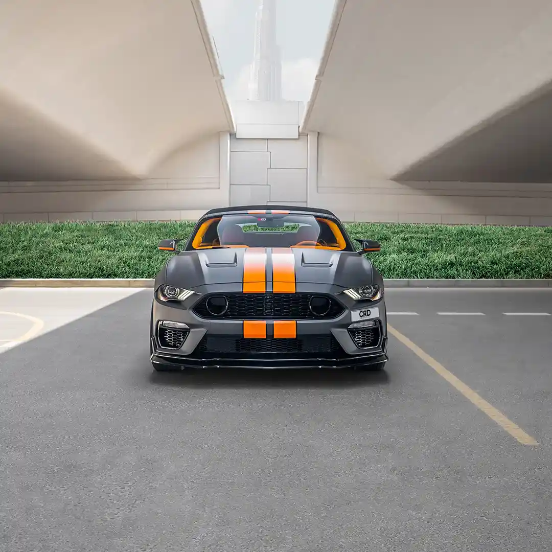 Ford Mustang – Gray + Orange - 4