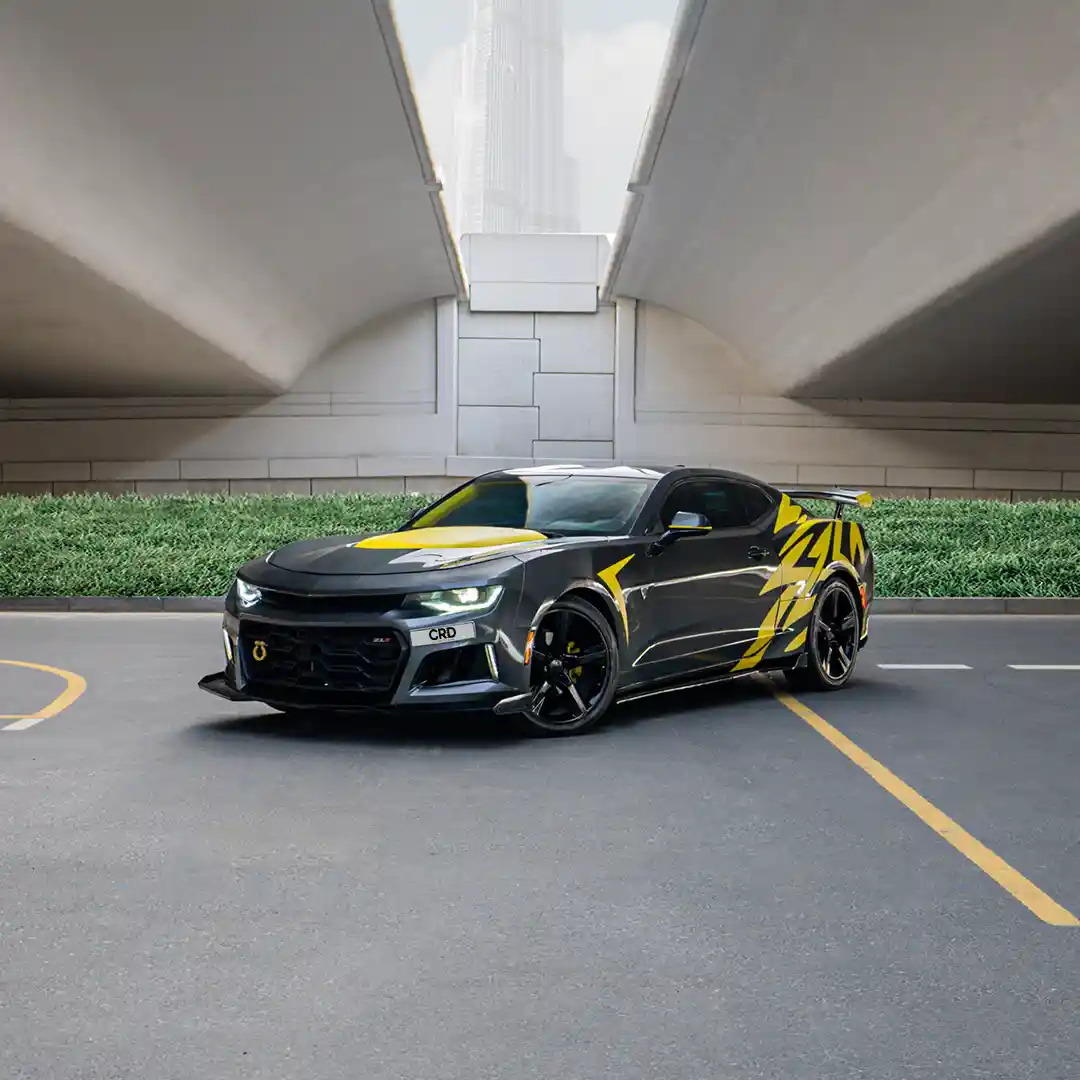 Chevrolet Camaro Gri + Sarı - Görsel 1