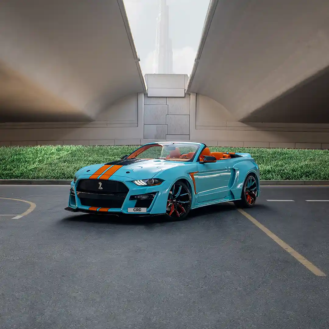 Ford Mustang – Mavi + Turuncu - Görsel 1