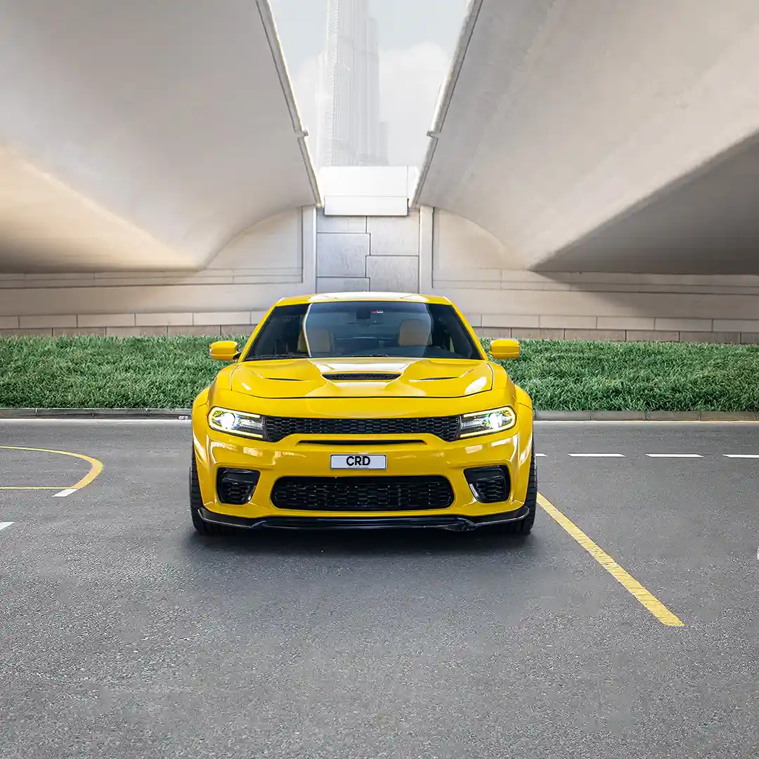 Dodge Charger Siyah + Sarı - 4