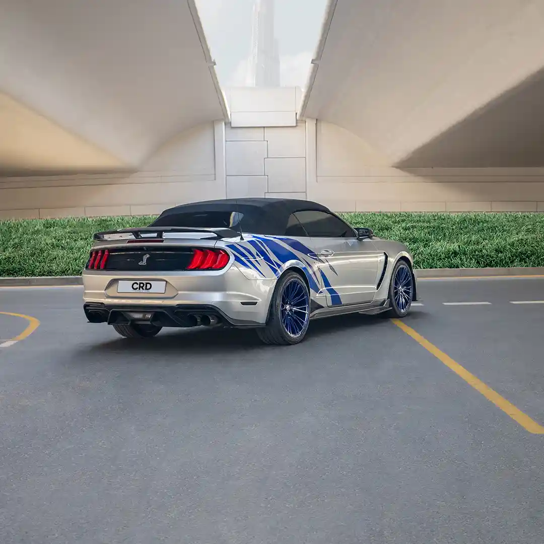 Ford Mustang – Gümüş + Mavi - Görsel 2