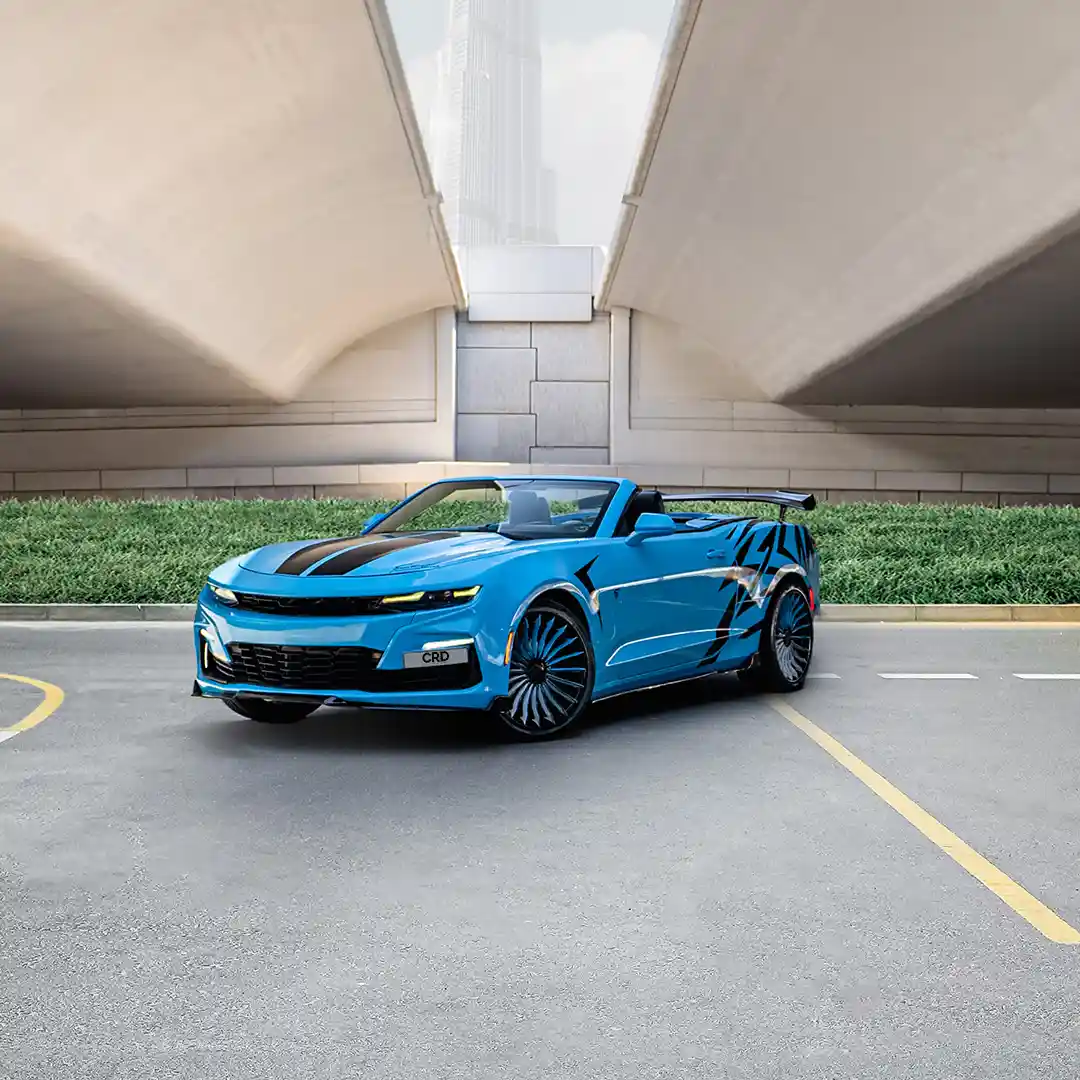 Chevrolet Camaro Mavi + Siyah - Görsel 1