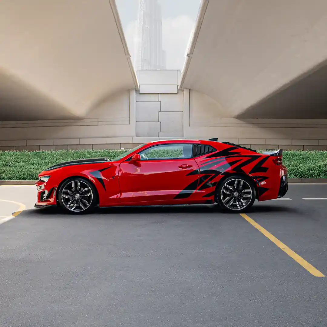 Chevrolet Camaro Red + Black - 5