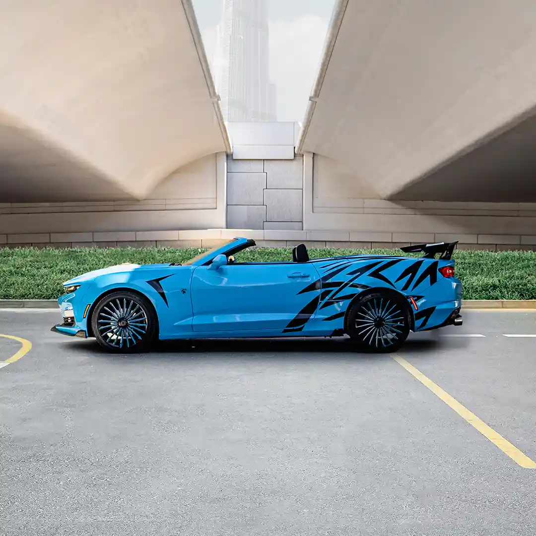 Chevrolet Camaro Mavi + Siyah - 5