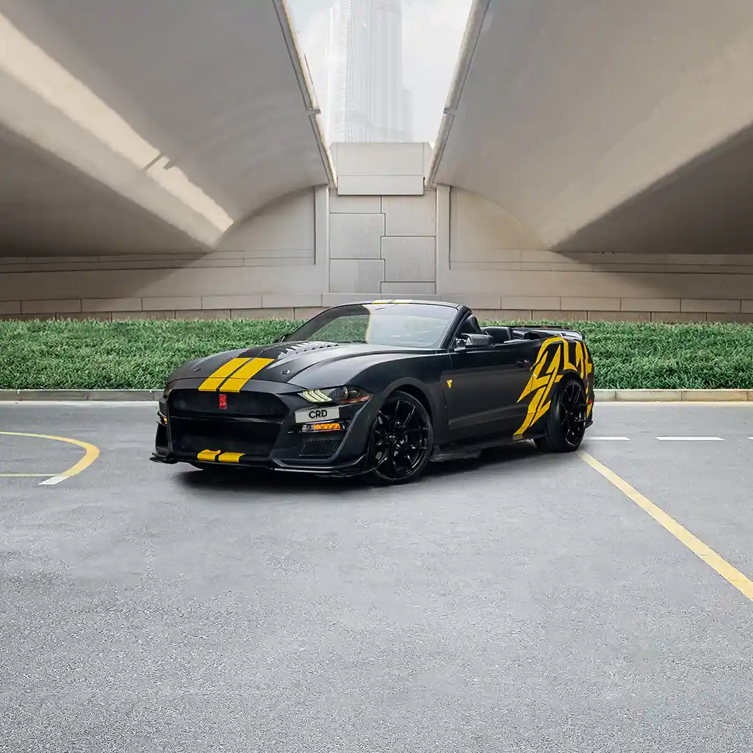 Ford Mustang – Siyah + Sarı - Görsel 1