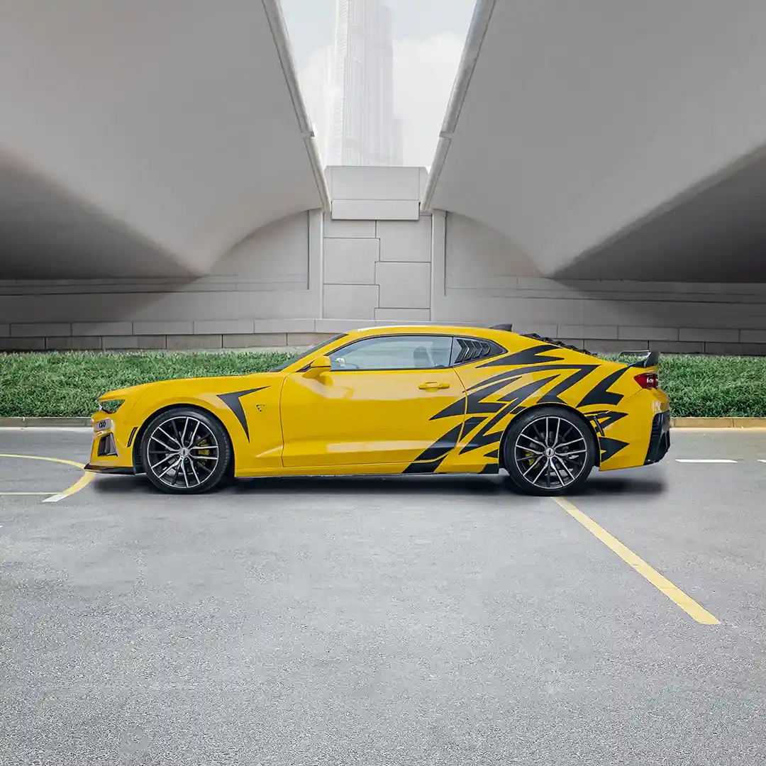 Chevrolet Camaro Yellow + Black - 5