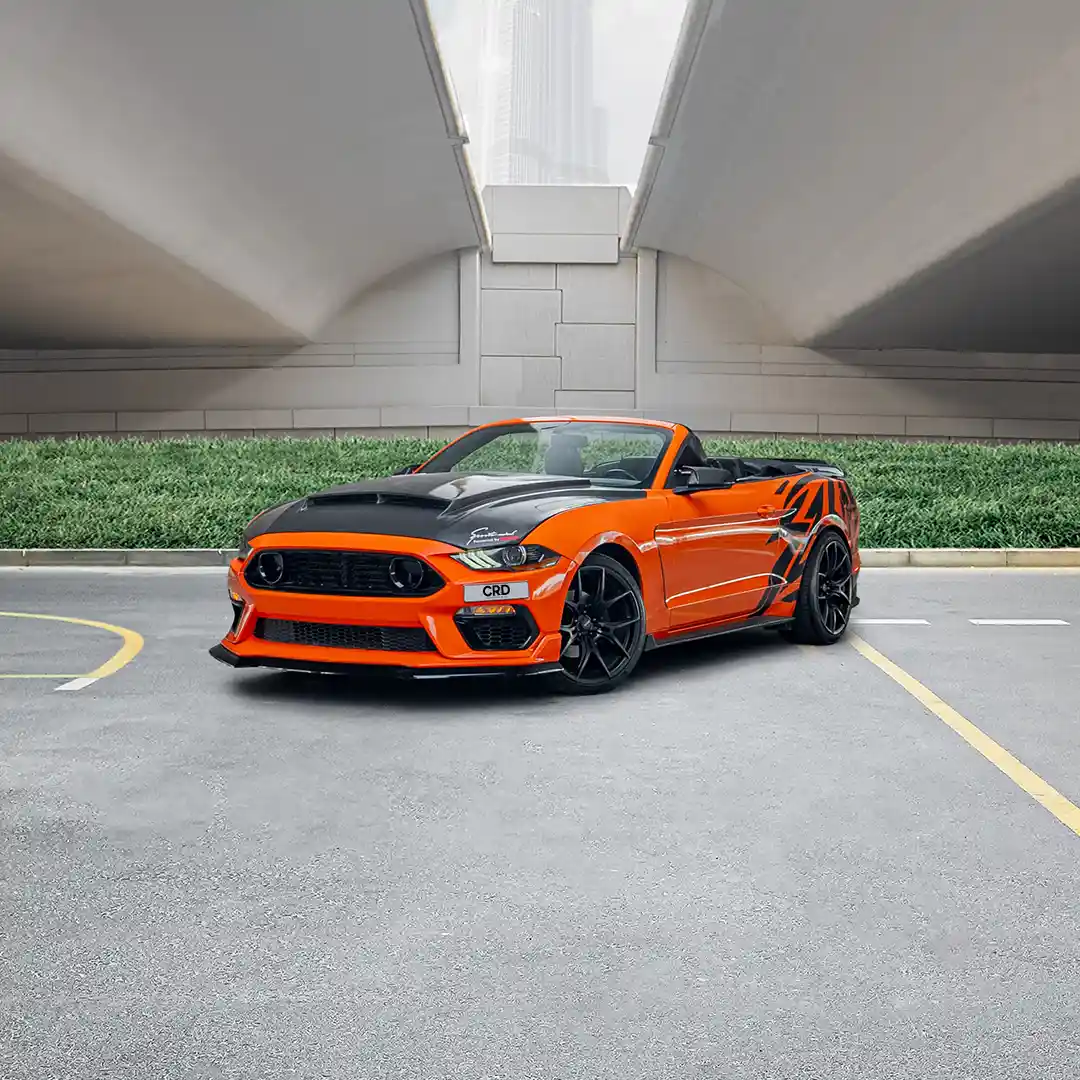 Ford Mustang – Turuncu + Siyah - Görsel 1