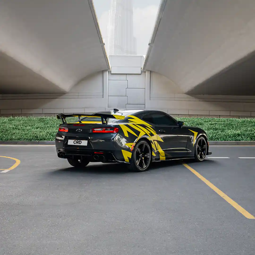 Chevrolet Camaro Gri + Sarı - Görsel 2