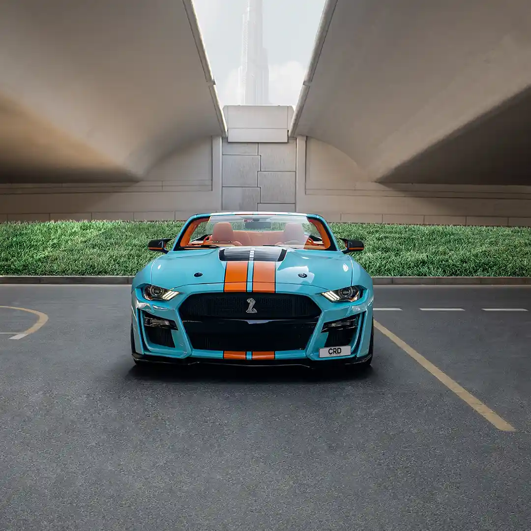 Ford Mustang – Mavi + Turuncu - 3