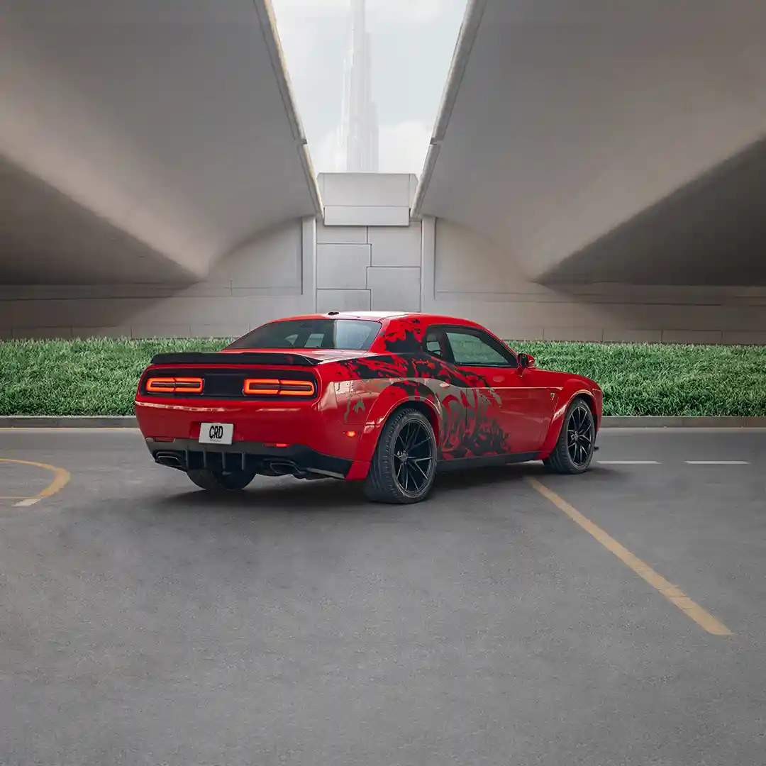 Dodge Challenger Kırmızı - Görsel 2