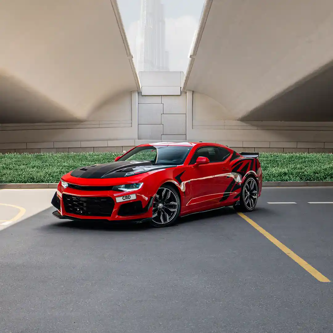 Chevrolet Camaro Kırmızı + Siyah - Görsel 1