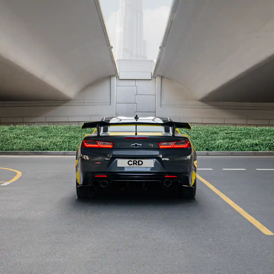 Chevrolet Camaro Gray + Yellow - 3