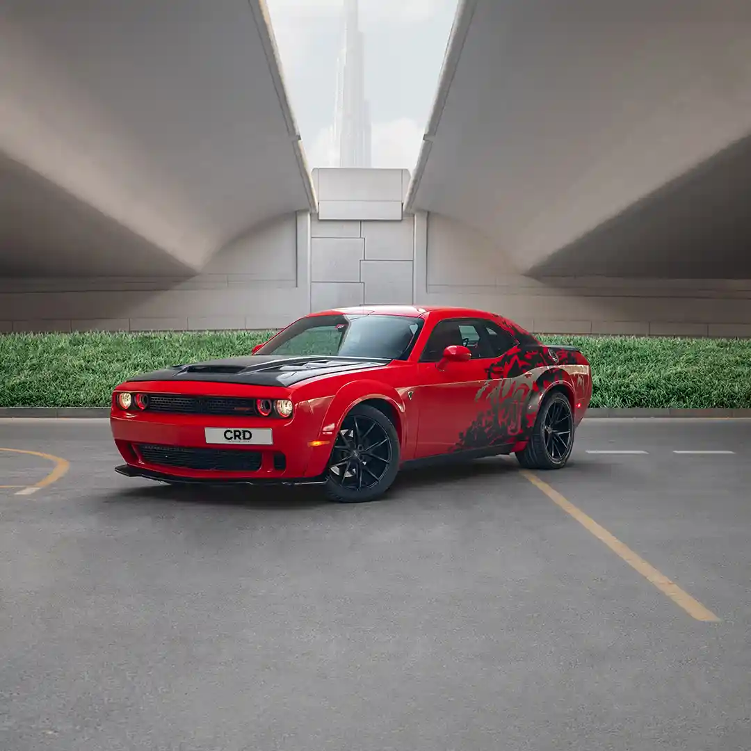 Dodge Challenger Kırmızı - Görsel 1