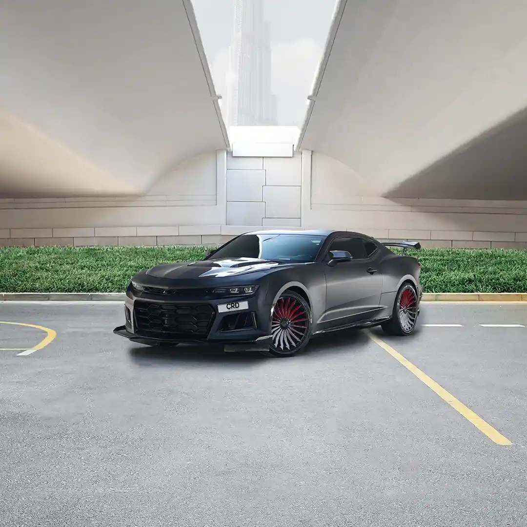 Chevrolet Camaro Mat Siyah - Görsel 1