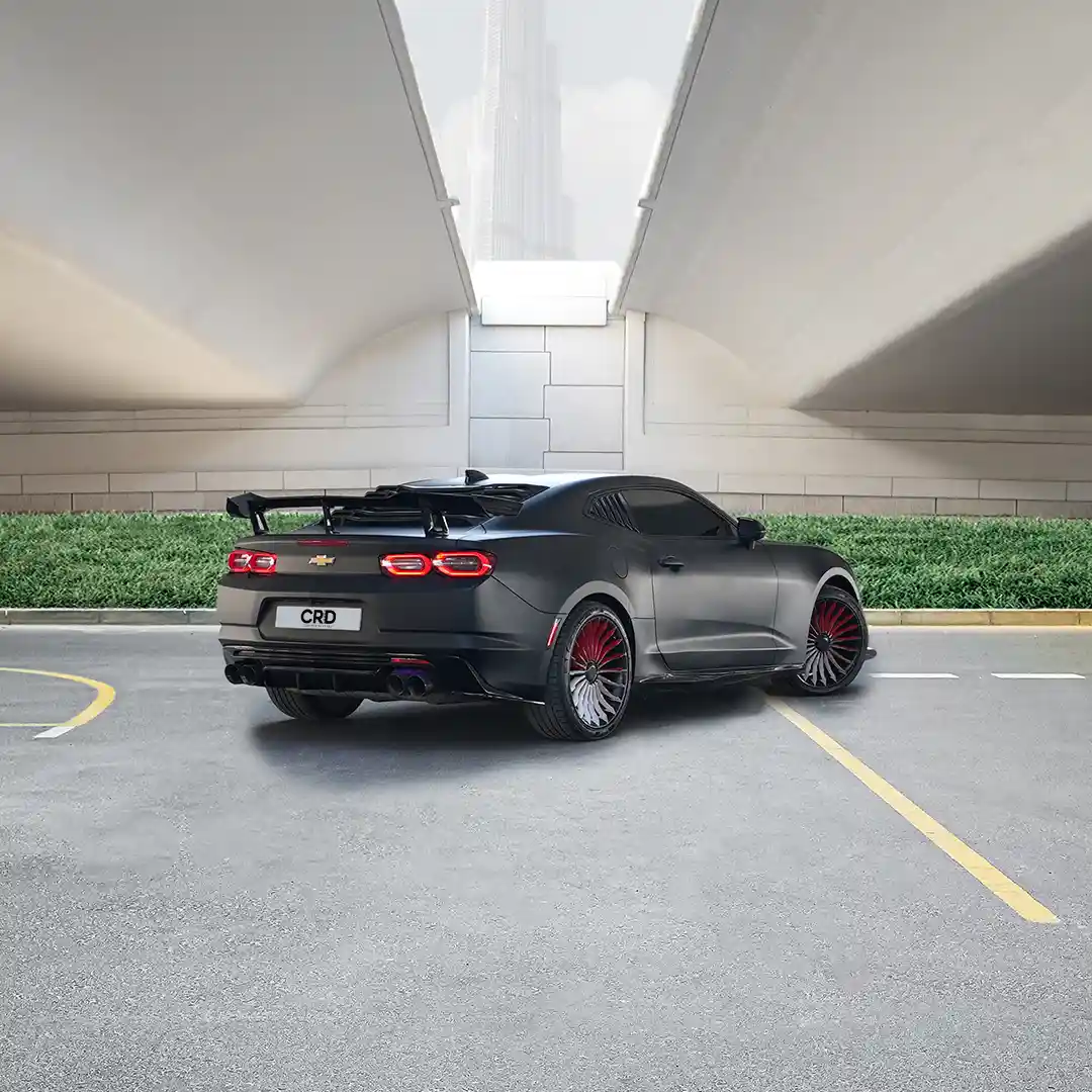 Chevrolet Camaro Mat Siyah - Görsel 2