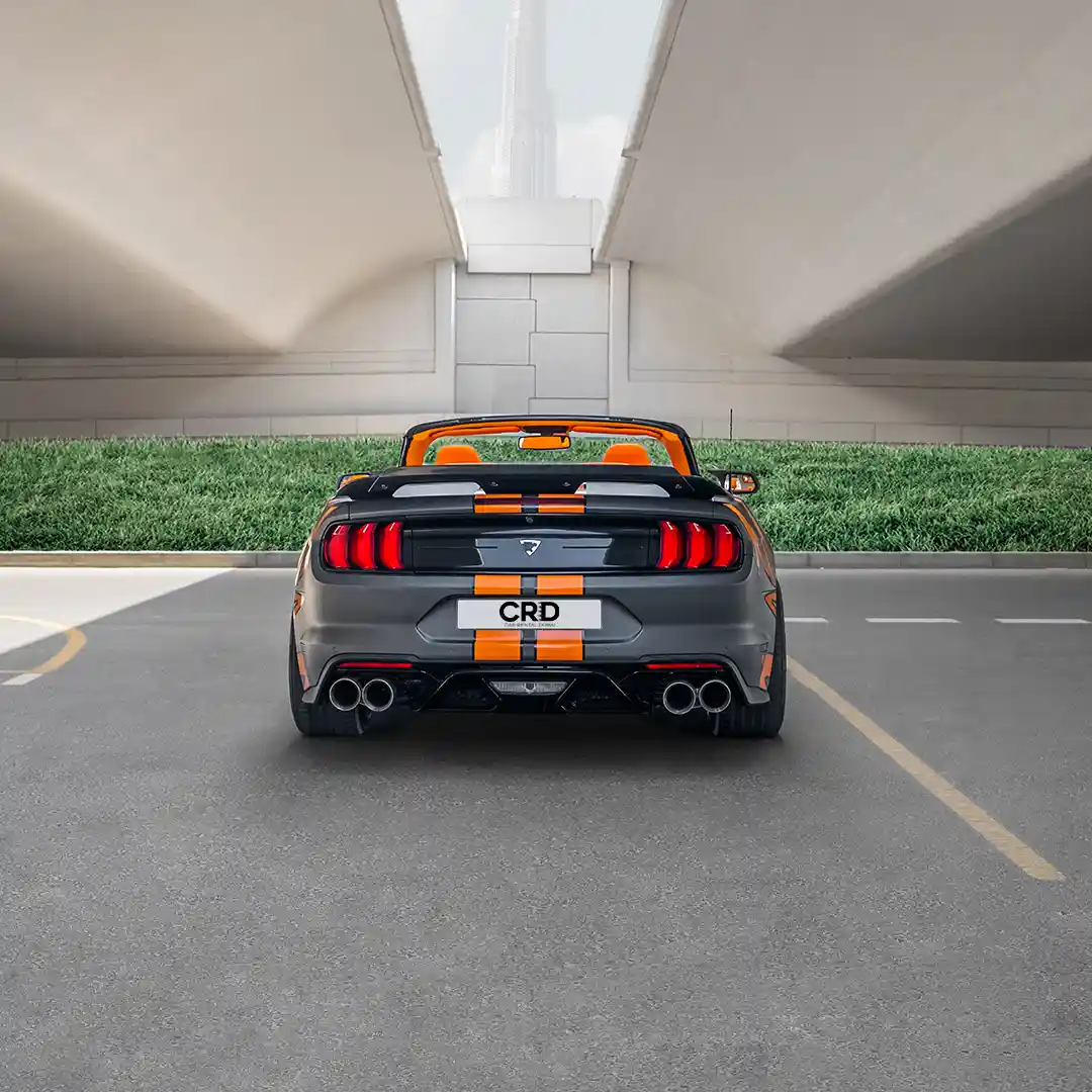 Ford Mustang – Gray + Orange - 3