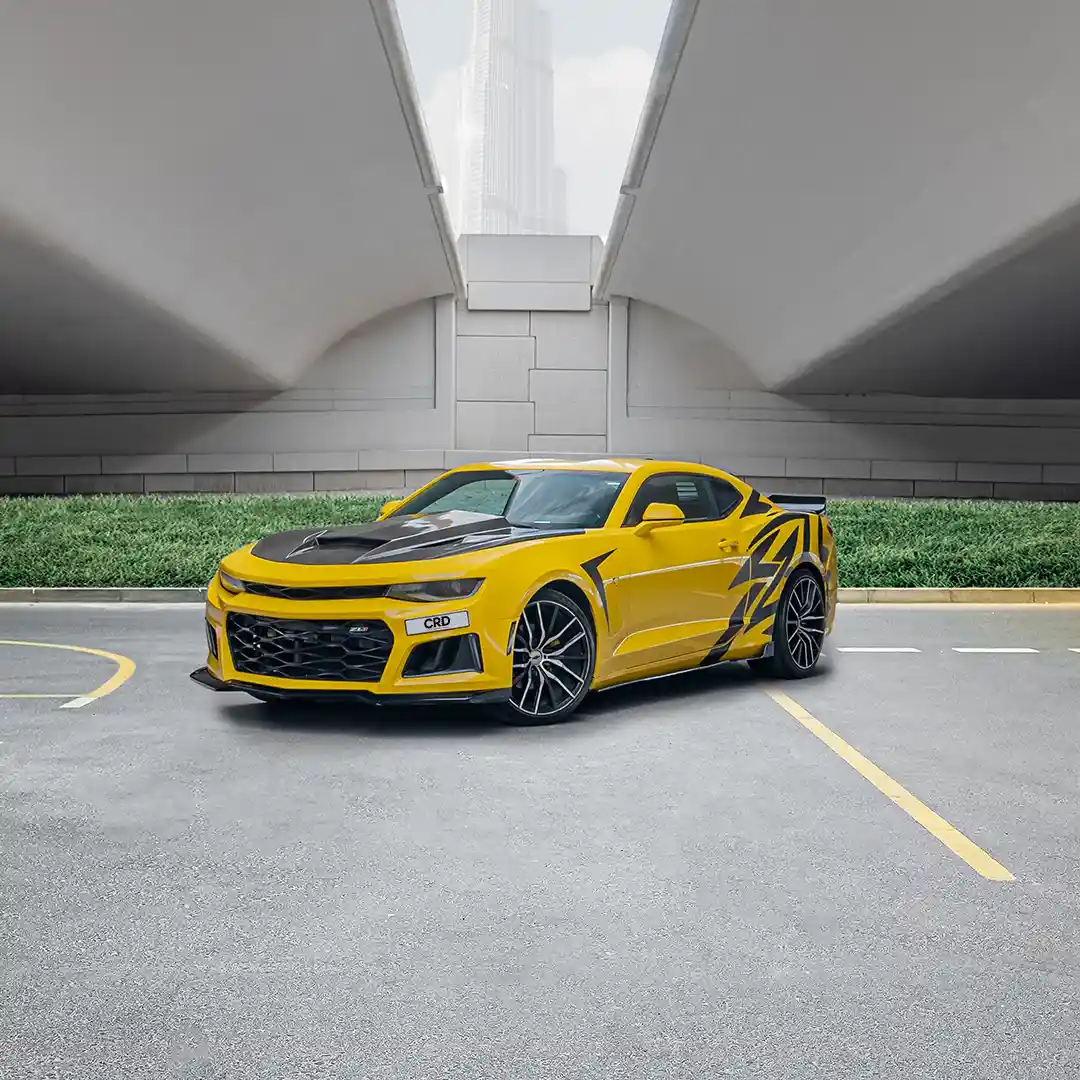 Chevrolet Camaro Sarı + Siyah - Görsel 1