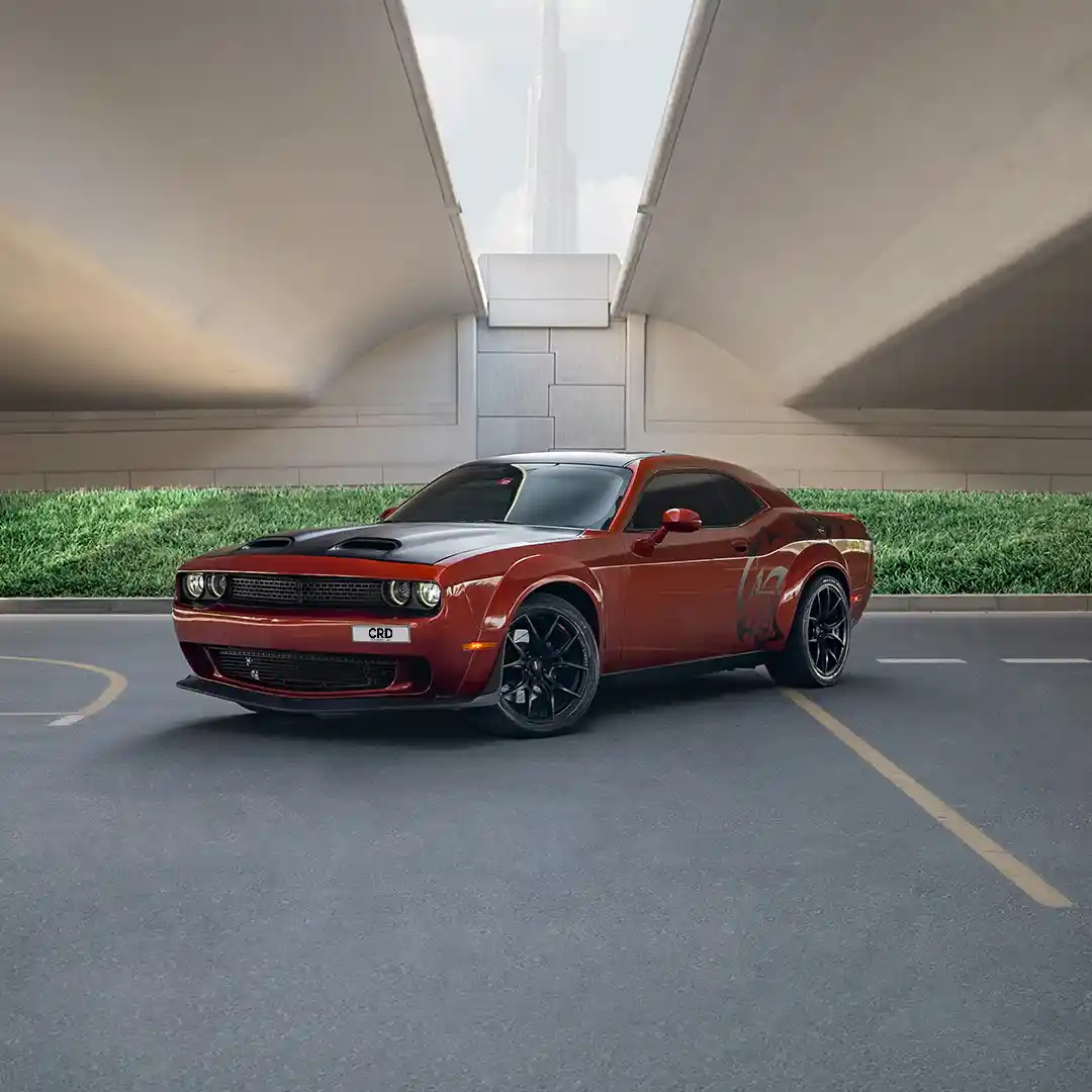 Dodge Challenger Turuncu - Görsel 1