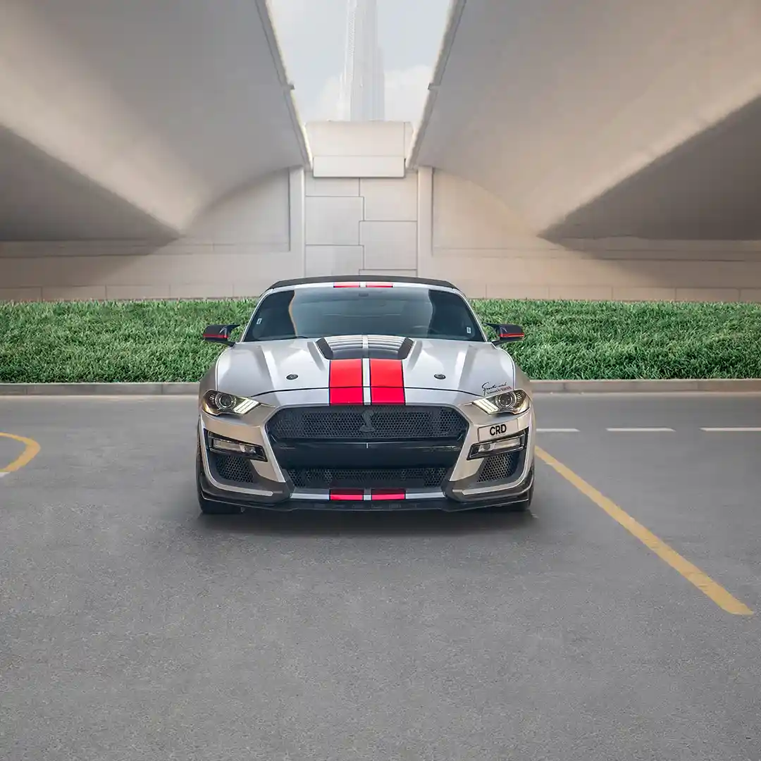 Ford Mustang – Silver + Red - 4