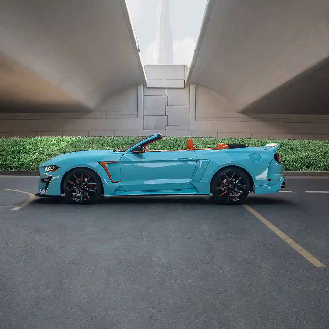 Ford Mustang – Mavi + Turuncu - 5