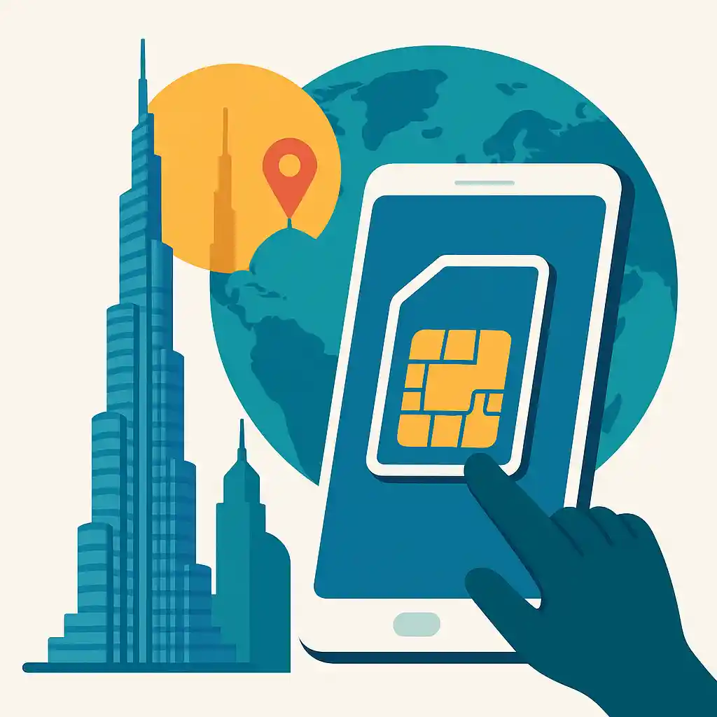 Holiday eSIM - Unlimited UAE 30 Day Data SIM 10GB High Speed Data