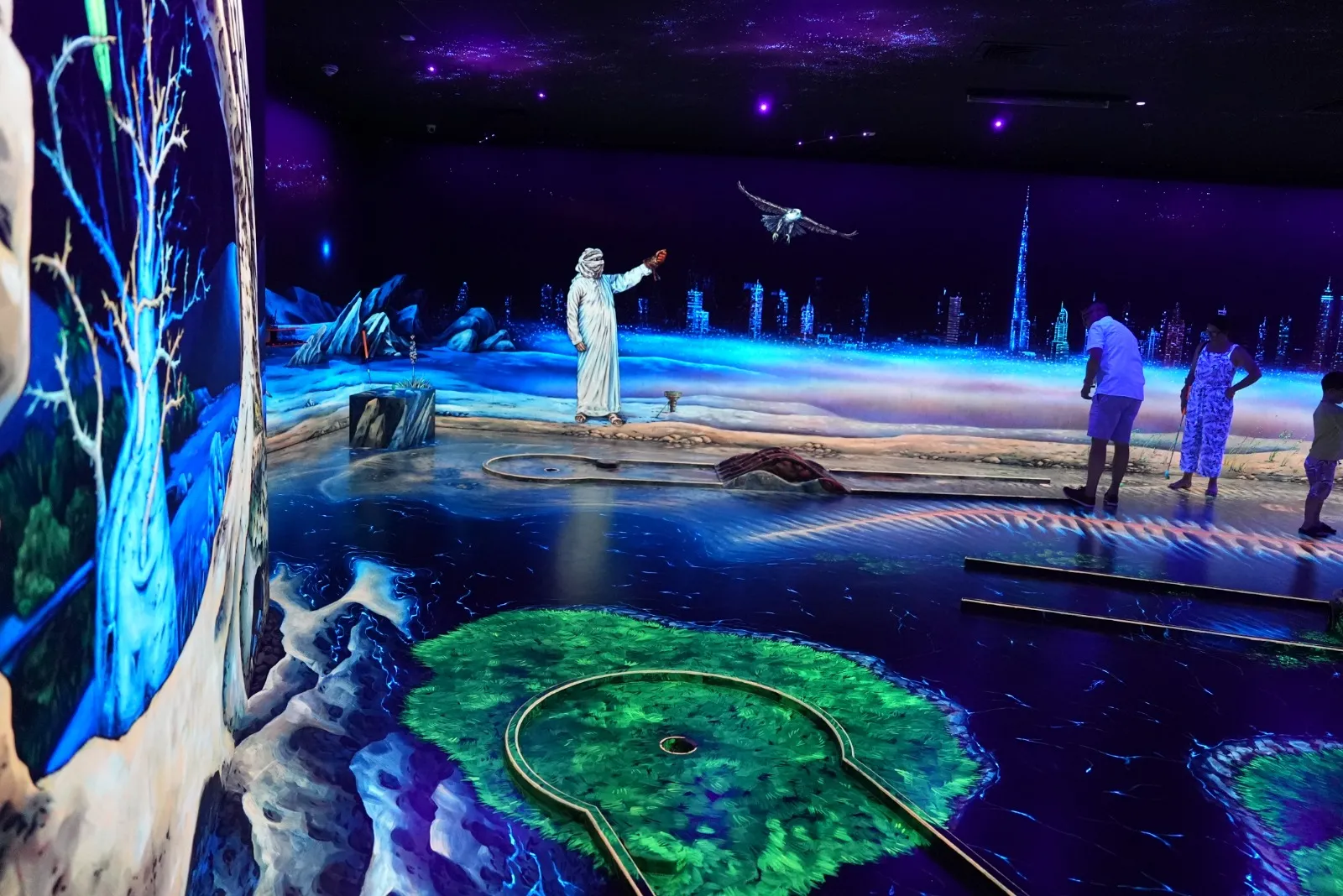 3D Blacklight Minigolf Dubai