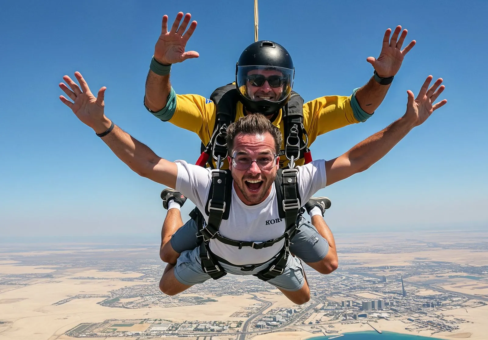 Skydive Dubai: Experience Tandem Skydiving at The Palm Drop Zone