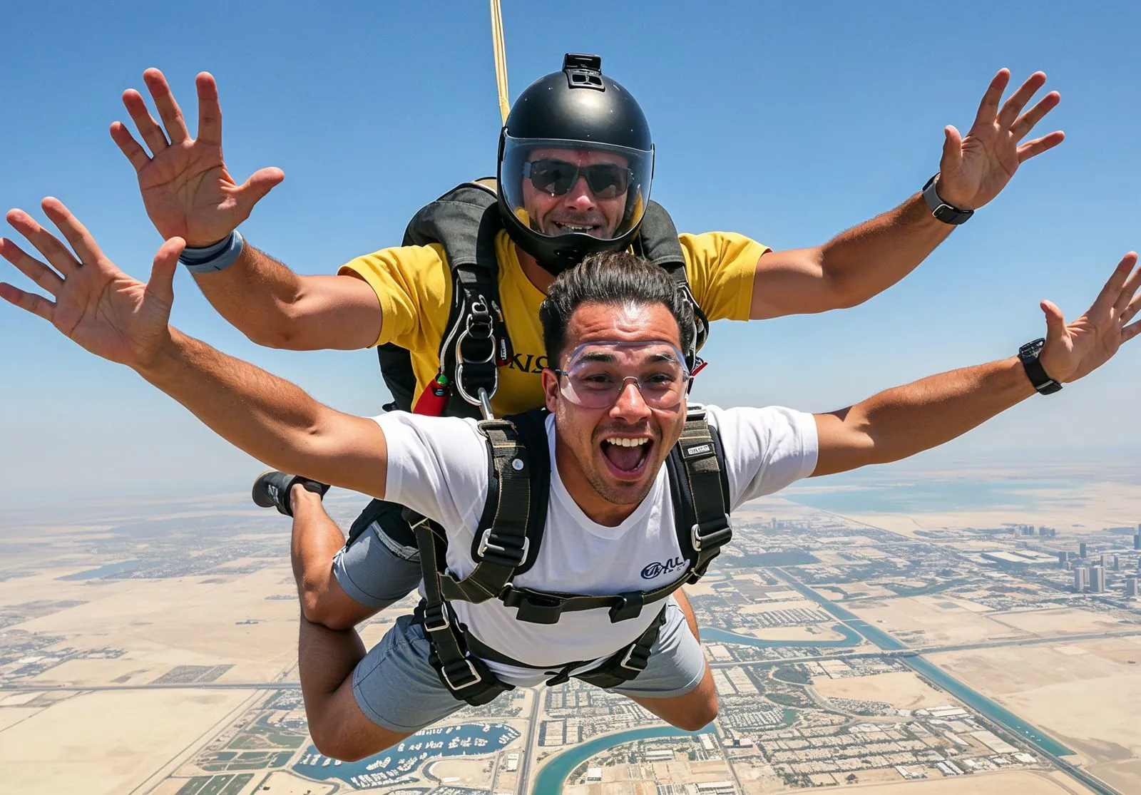 Skydive Dubai: Experience Tandem Skydiving at The Palm Drop Zone