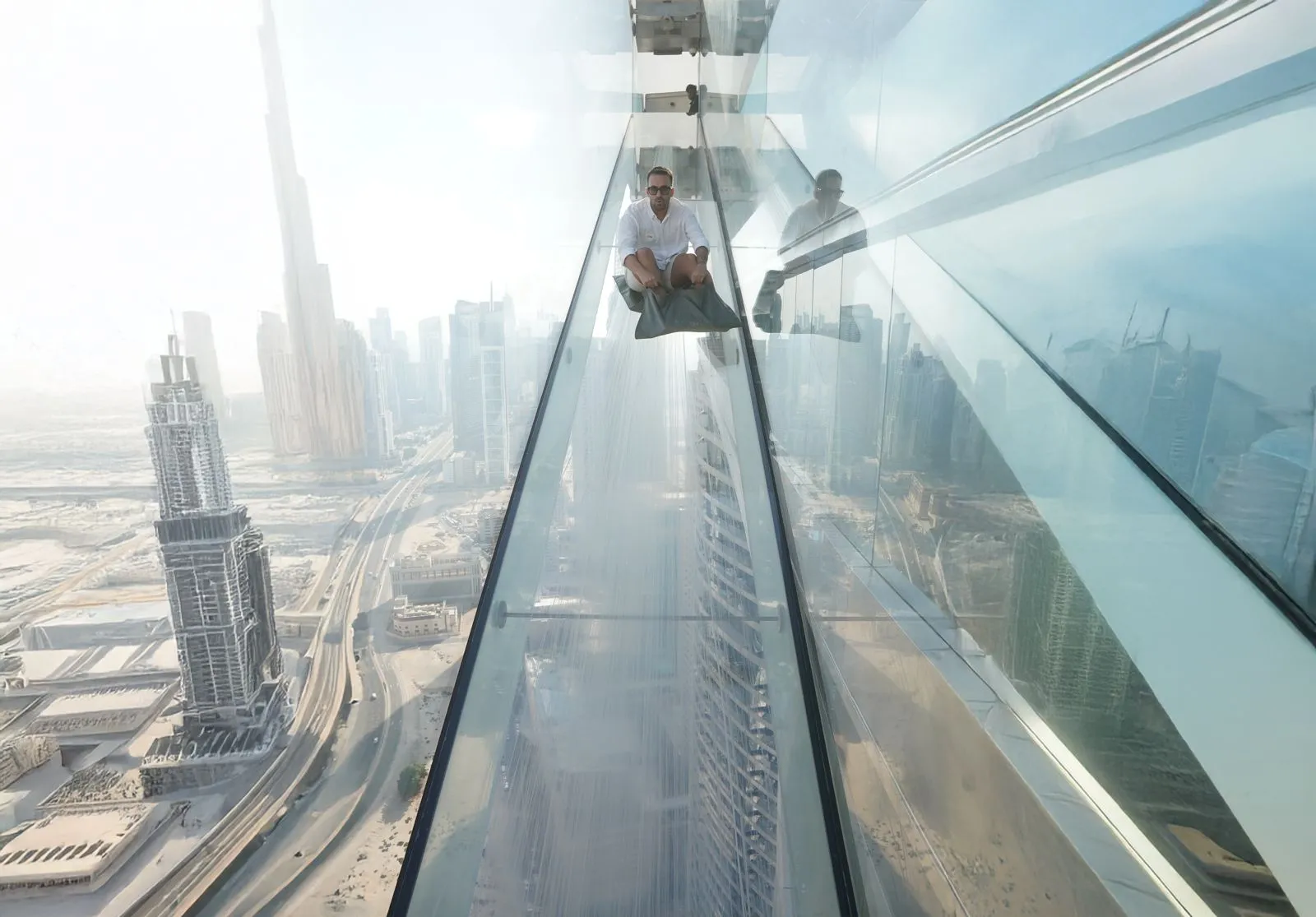 Dubai Sky Views Observatory: Thrill-Seeking Adventure with Glass Slide and Edge Walk