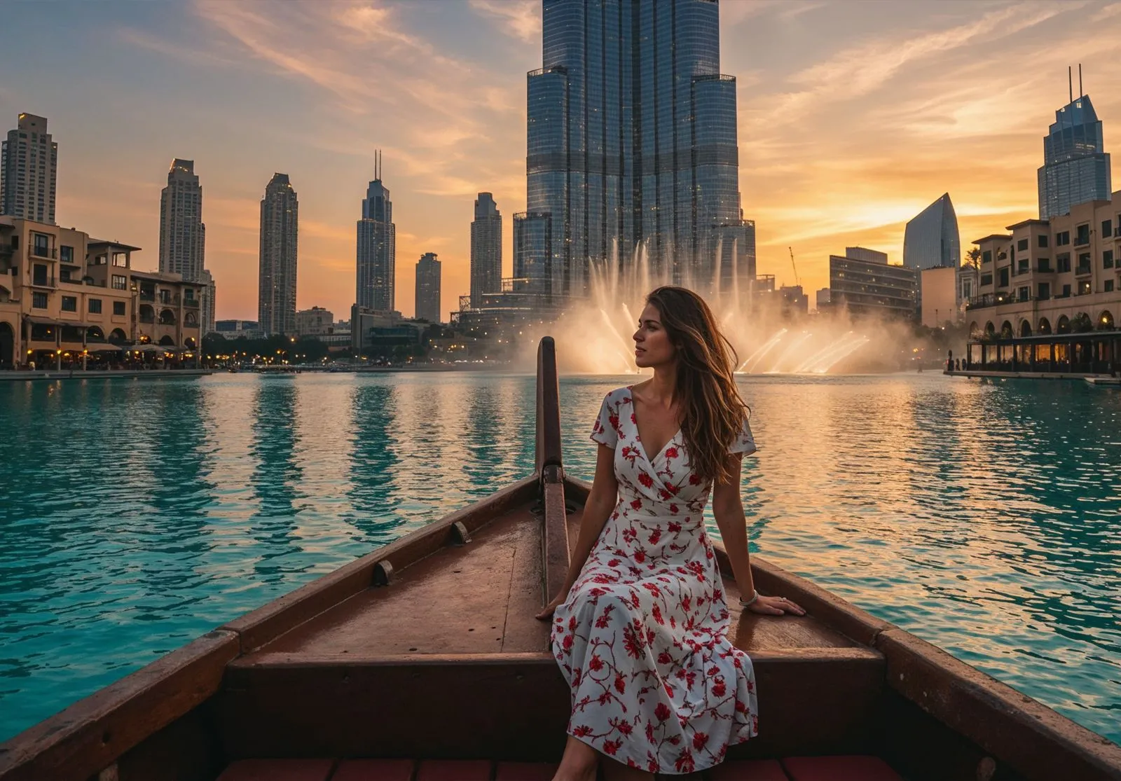 Dubai Fountain Lake Ride - Image 1