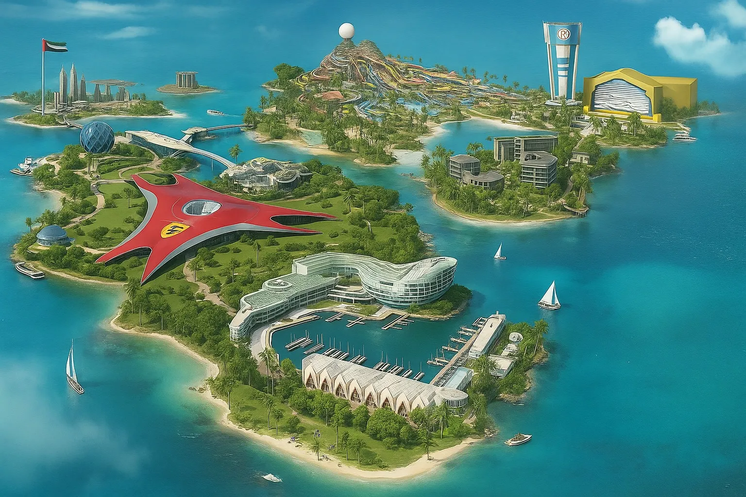 Yas Island Abu Dhabi Multi Park Pass - Image 1