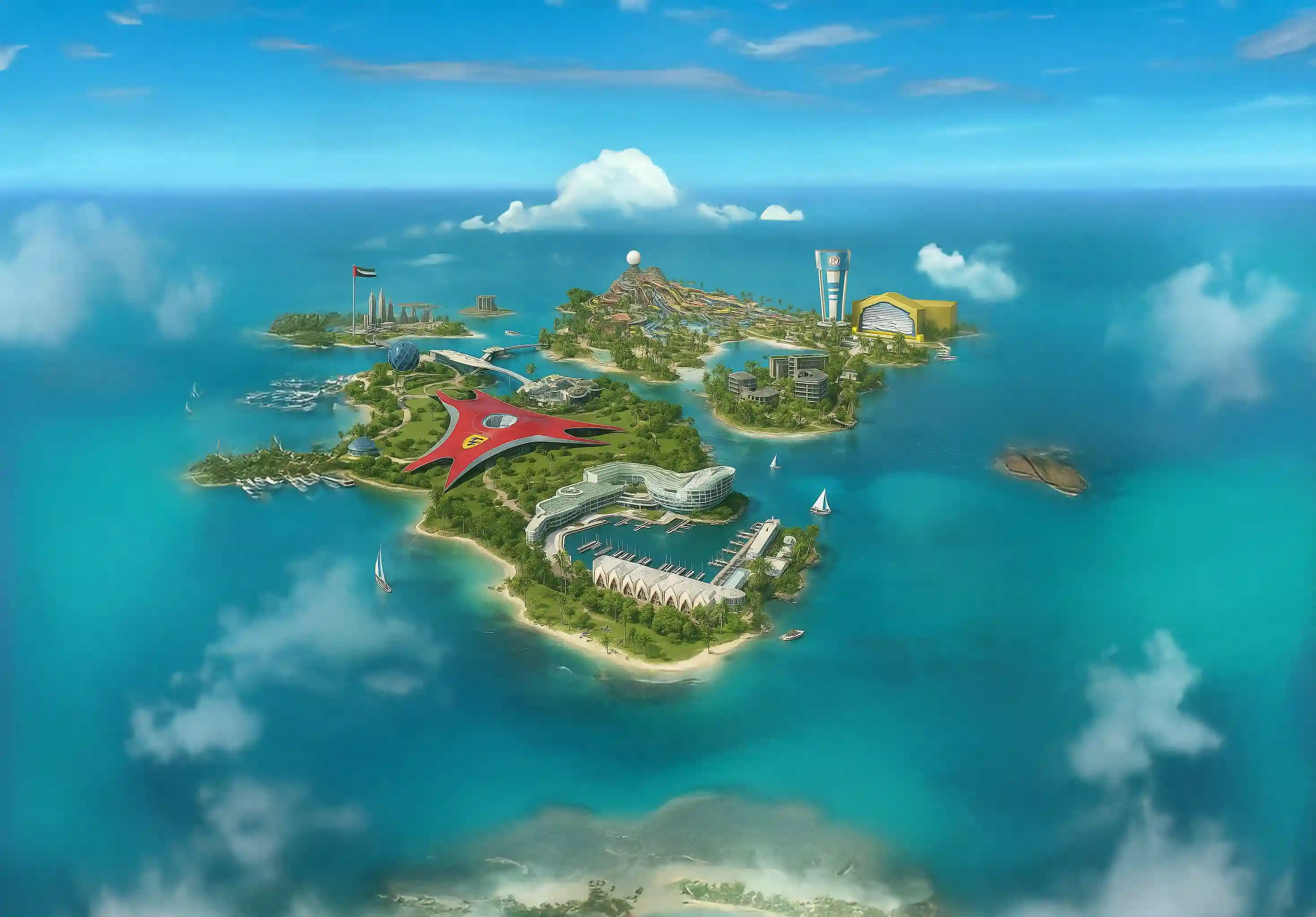 Yas Island Abu Dhabi Çoklu Park Bileti