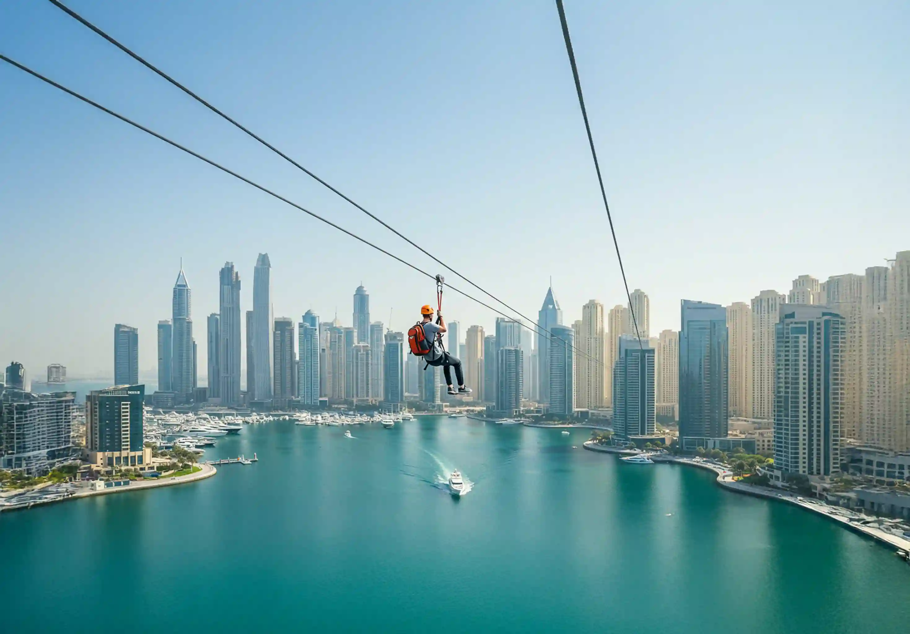 XLine Dubai Marina Zip Line Biletleri ile Fotoğraf & Videolar
