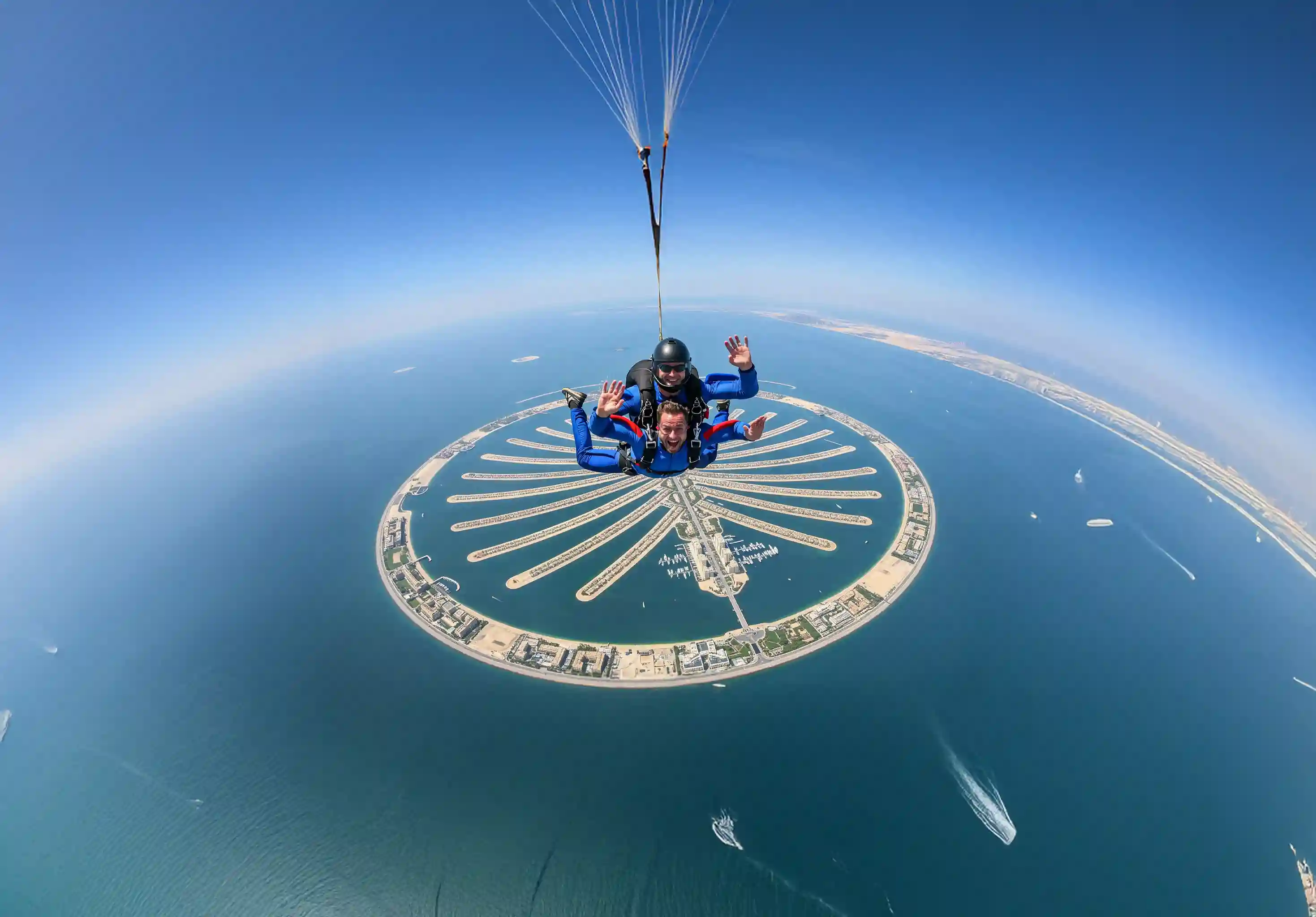 Skydive Dubai: The Palm Drop Zone'da Tandem Skydiving Deneyimi