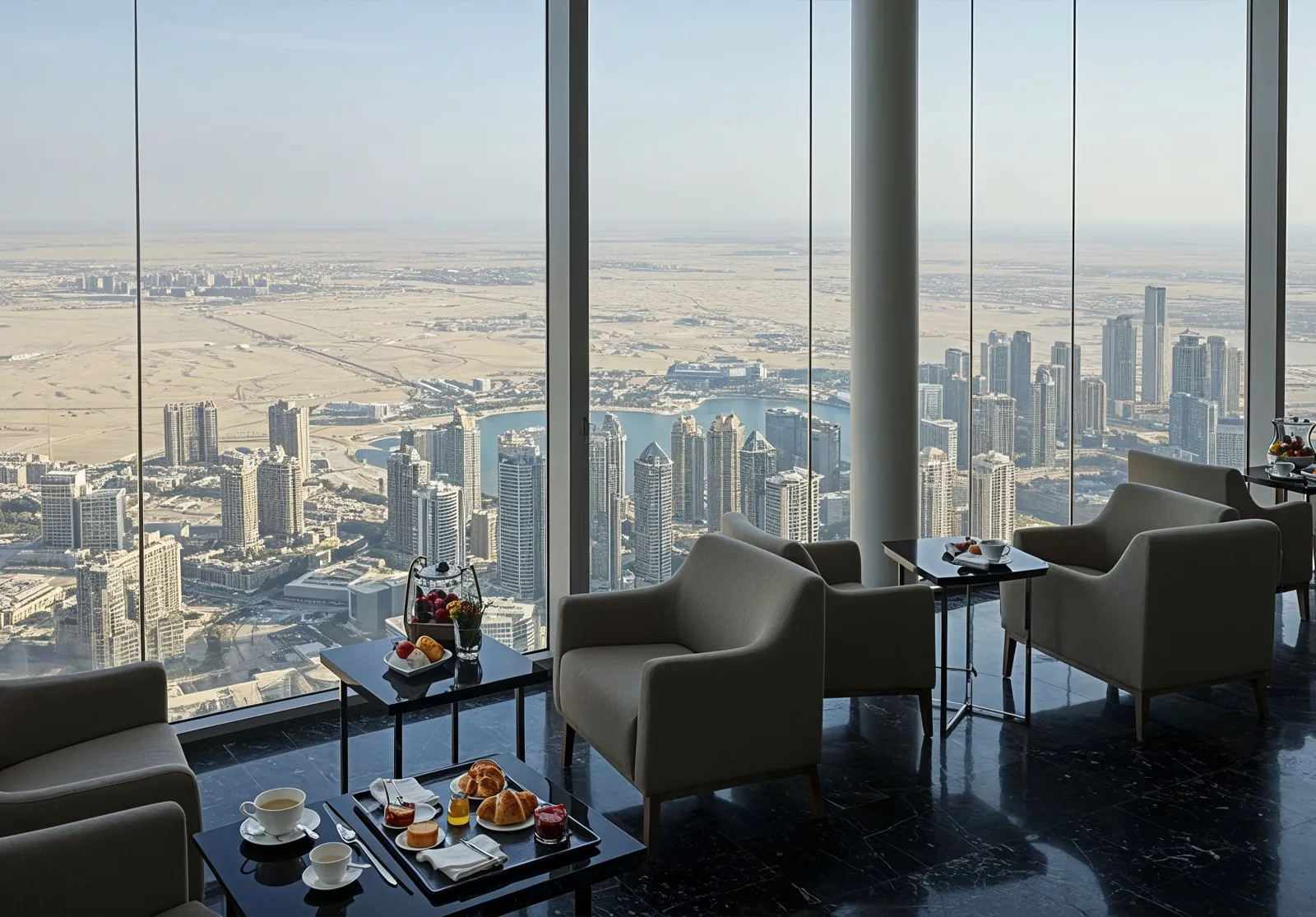 Burj Khalifa, At The Top Platinum - The Lounge