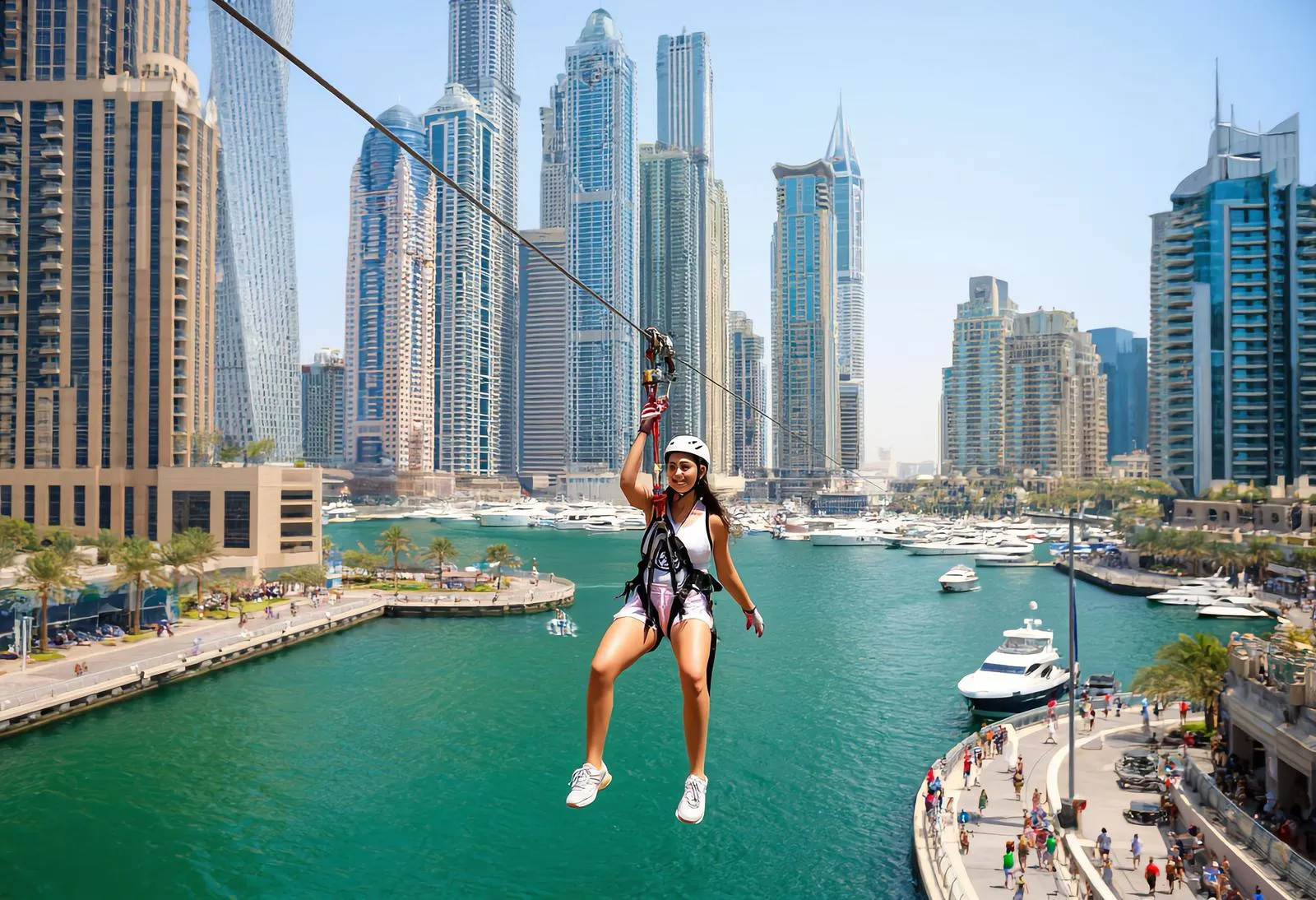 XLine Dubai Marina Zip Line Biletleri ile Fotoğraf & Videolar - Image 3